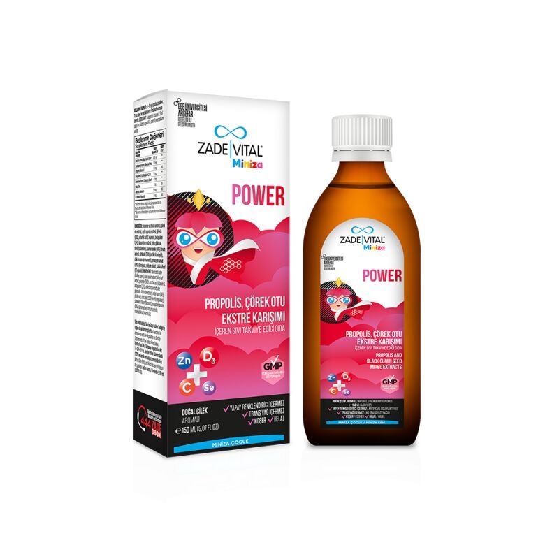 Zade Vital Miniza Power Propolis Çörek Otu Karışımı 150 ML