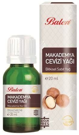 Balen Makademya Cevizi Yağı (Soğuk Pres) 20 ml