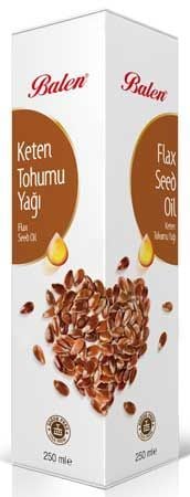 Balen Keten Tohumu Yağı (Soğuk Pres) 250 ml