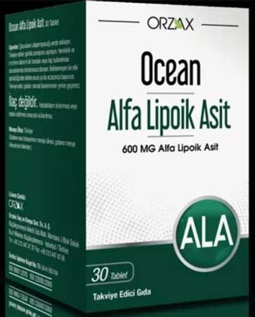 Ocean Alfa Lipoik Asit 600 mg 30 Kapsül