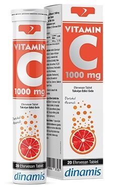 Dinamis Vitamin C 1000 mg 20 Efervesan Tablet