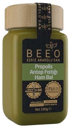 Beeo Antepfıstığı + Ham Bal + Propolis 180 gr