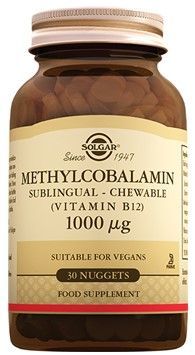 Solgar Methylcobalamin (B12) 1000 mcg 30 Dilaltı Tablet
