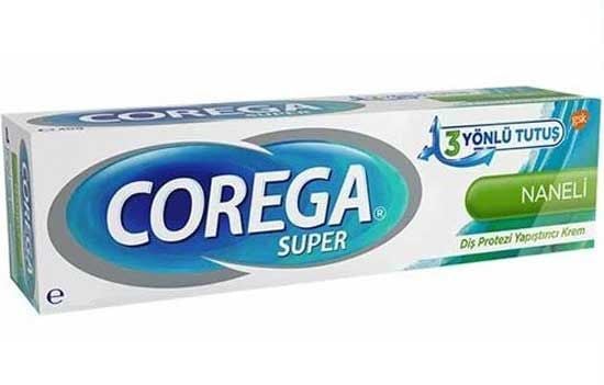 Corega Super 3 Yönlü Tutuş Protez Yapıştırıcı Krem