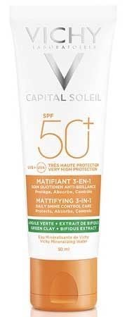 Vichy Capital Soleil SPF 50+ Matlaştırıcı Yüz Güneş Kremi 50 ml