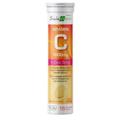 Suda Vitamin Vitamin C Orange 15 Efervesan Tablet
