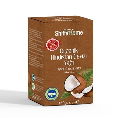 Shiffa Home Organik Katı Hindistan Cevizi Yağı 150 gr