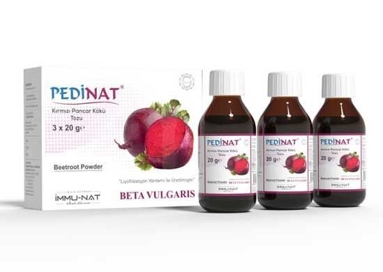 İmmunat Pedinat Kırmızı Pancar Kökü Tozu 3x20 gr