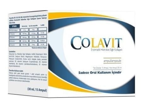Colavit Enzimatik Hidrolize Sığır Kolajeni 15 Ampül