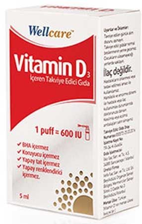 Wellcare Vitamin D3 600