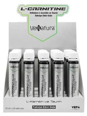 Venatura L-Karnitin ve Taurin 25ml x 20 Şişe
