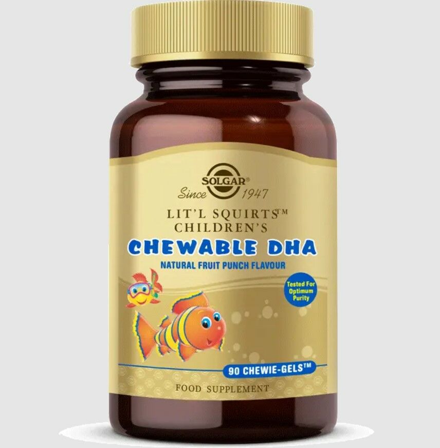 Solgar Lit'l Squirts Chewable DHA 90 Kapsül