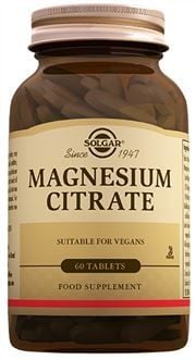 Solgar Magnesium Citrate 200 mg 60 Tablet