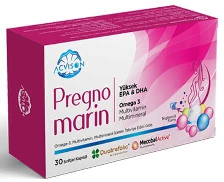 Acvison PregnoMarin 30 Kapsül
