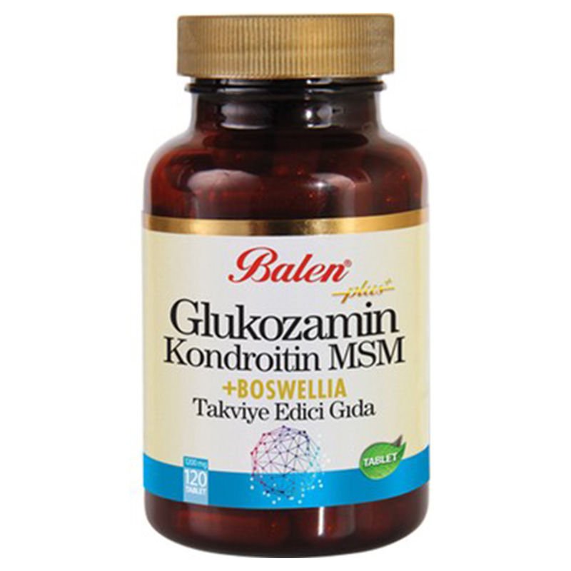 Balen Glukozamin Kondroitin Msm Boswelia 1200 mg 120 Tablet