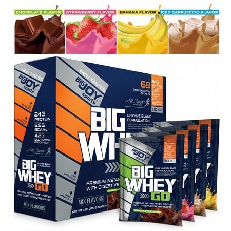 BIGJOY Sports BIGWHEYGO Whey Protein 15/32/68 Servis