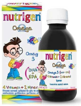 Nutrigen Omega 3 Zenginleştirilmiş Balık Yağı Şurubu 200 ml Ekonomik Büyük Boy