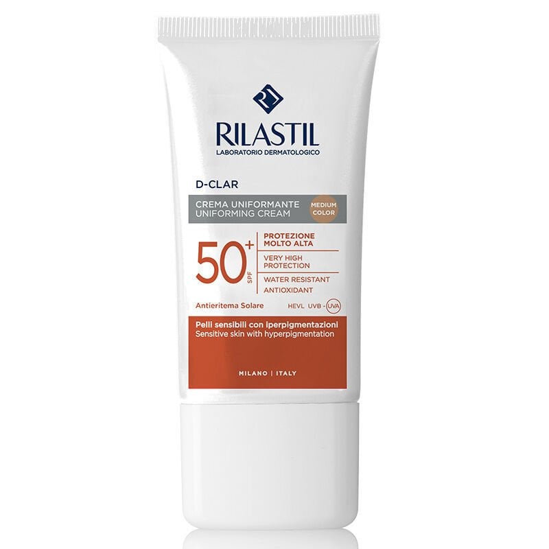 Rilastil D-Clar Leke Karşıtı Yüz Güneş Koruyucu Krem Spf50+ 40 Ml - Medium