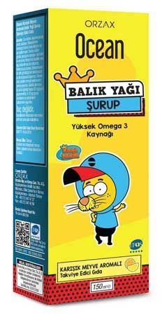 Ocean Balık Yağı Şurubu Kral Şakir 150 ml