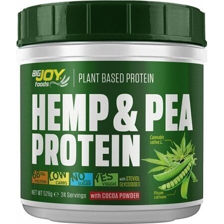 BIGJOY Hemp & Pea Protein 528 gr Çikolata