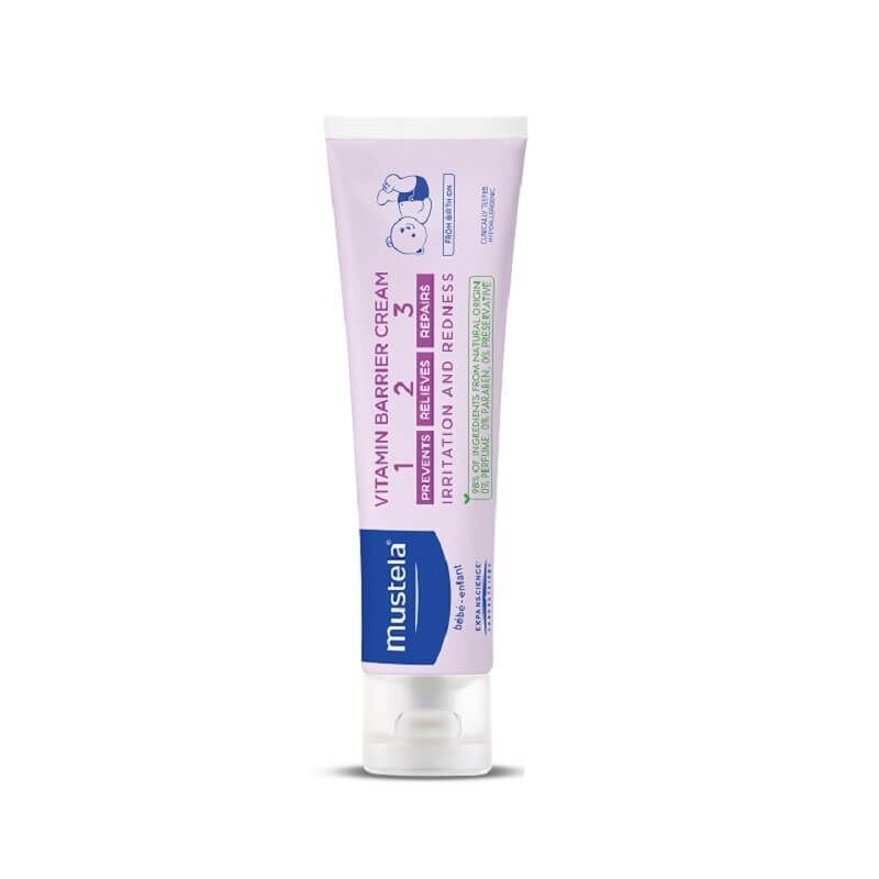 MUSTELA Vitamin Barrier Pişik Kremi 1.2.3. Tüp 50 ml