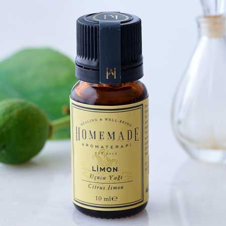 Homemade Limon Uçucu Yağı (Citrus limonum) 10 ml
