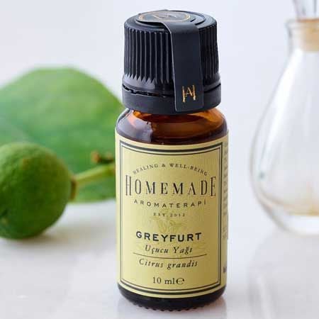 Homemade Greyfurt Uçucu Yağı (Citrus paradisi) 5 ml