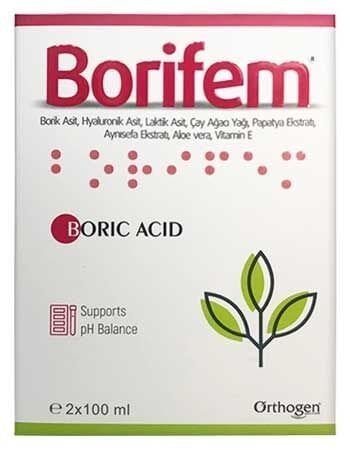 Borifem Vajinal Duş 2x100 ml
