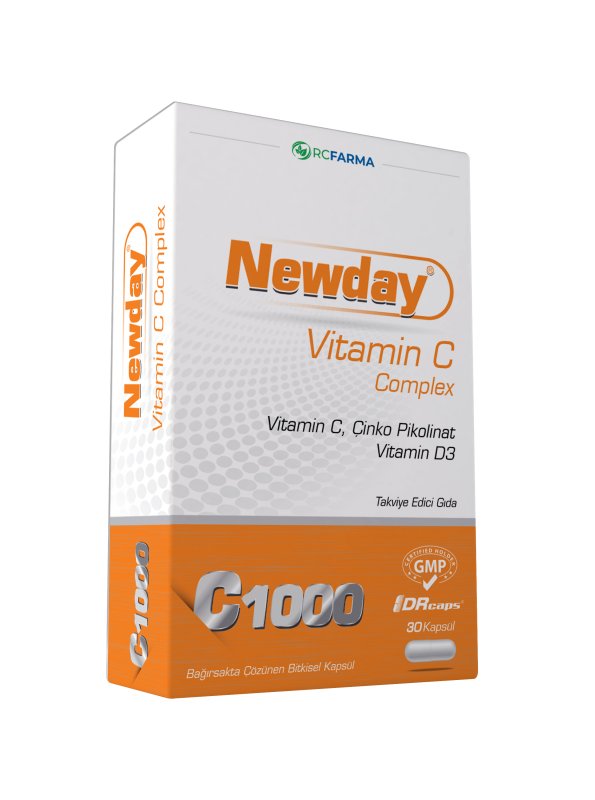 Newday Vitamin C Complex 30 Kapsül