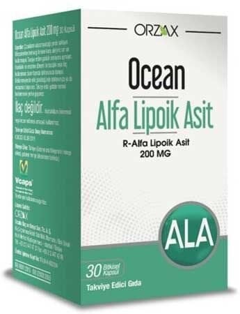 Ocean Alfa Lipoik Asit 200 mg 30 Kapsül