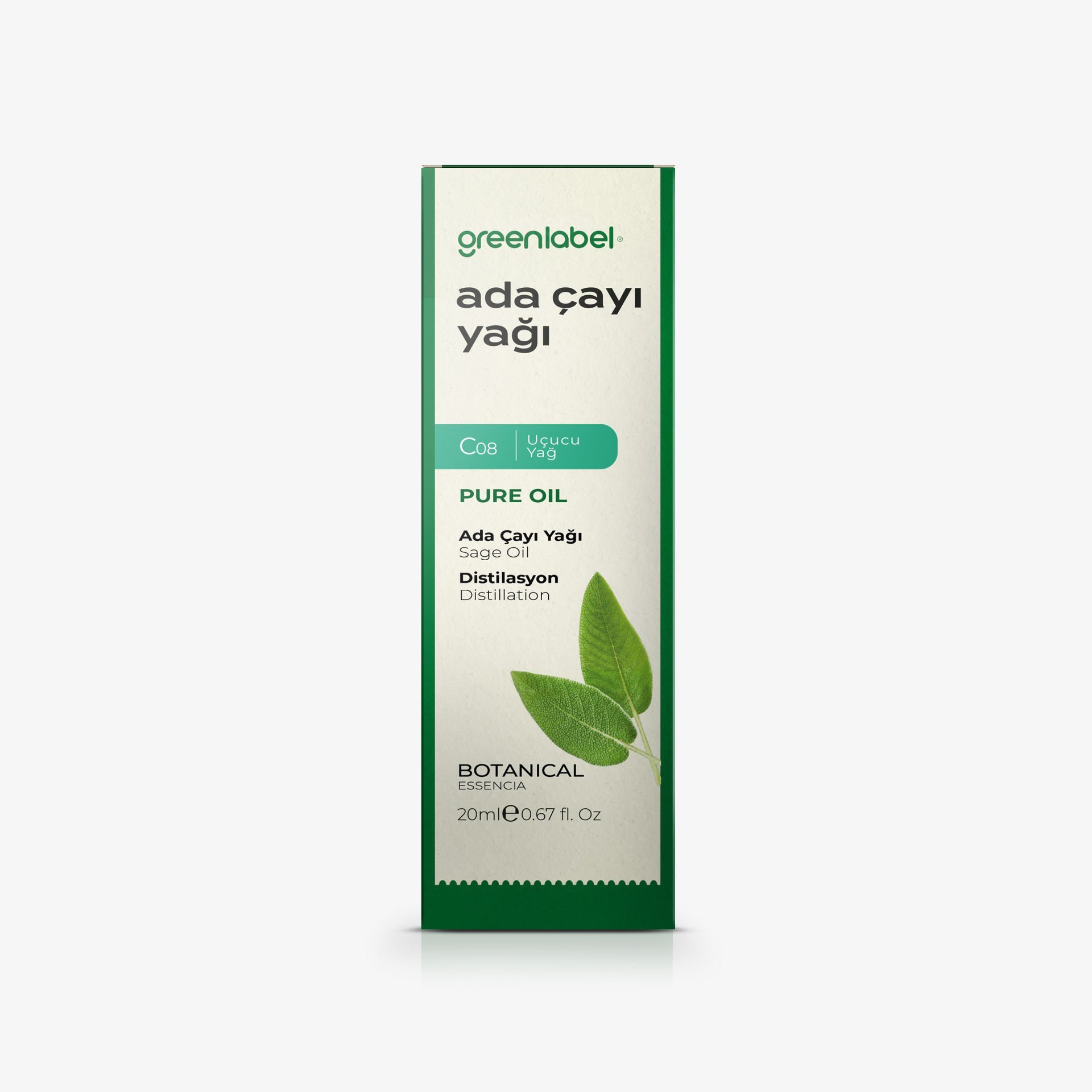 Greenlabel Adaçayı Yağı 20 ml.
