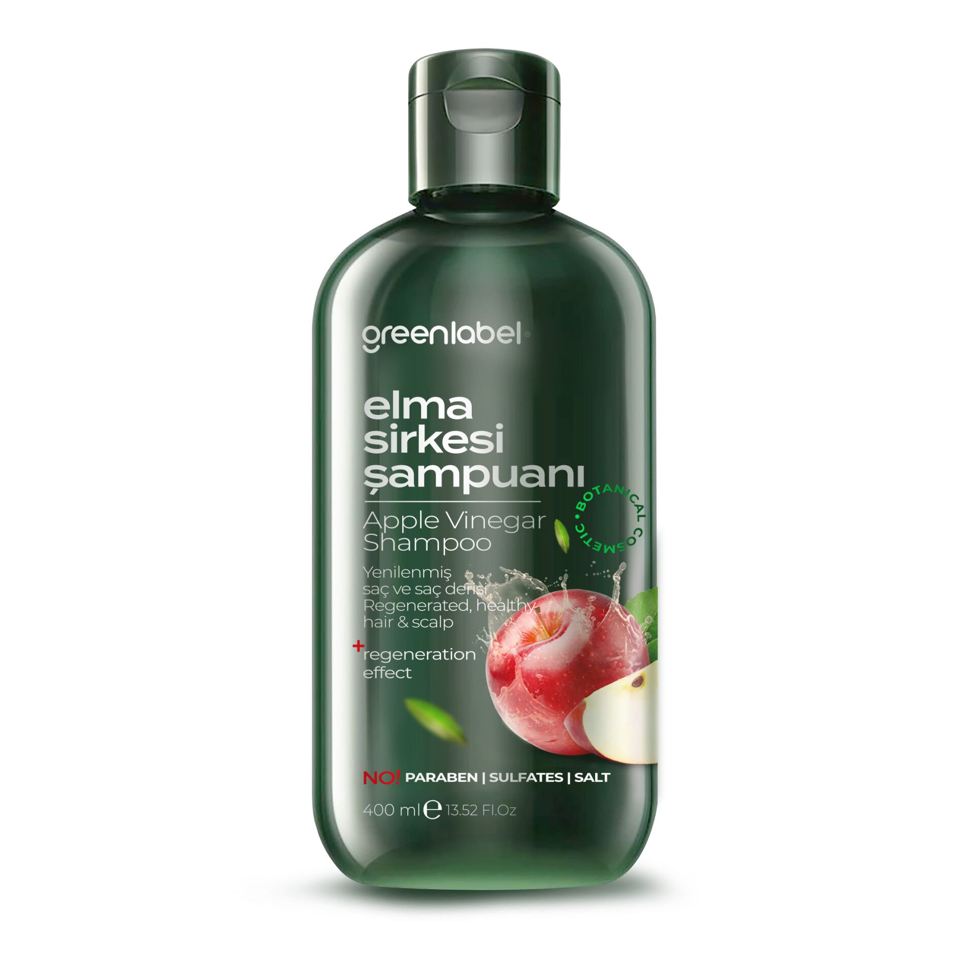 Greenlabel Elma Sirkesi Şampuanı 400 ml.