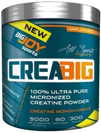 BIGJOY CreaBig Micronized Creatine Powder 300 Gr