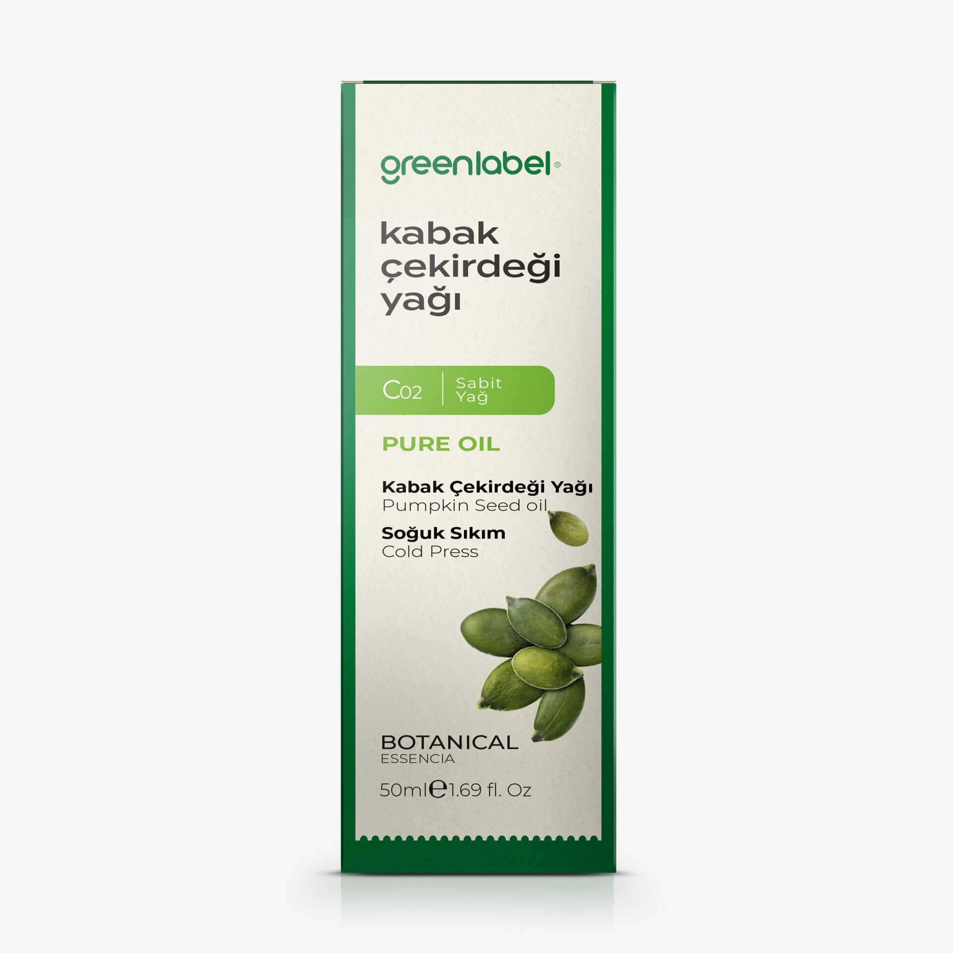 Greenlabel Kabak Çekirdeği Yağı 50 ml.
