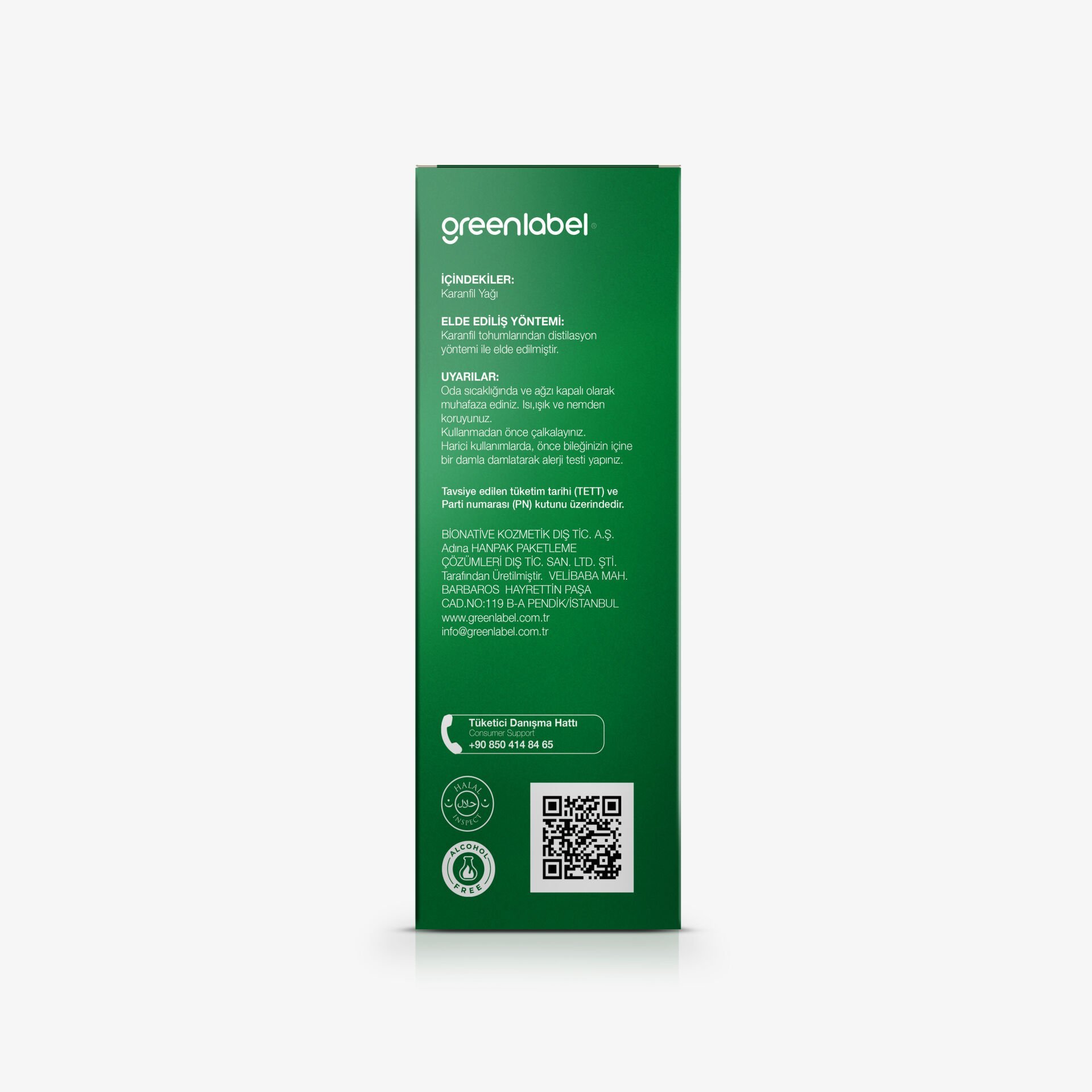 Greenlabel Karanfil Yağı  20 ml.