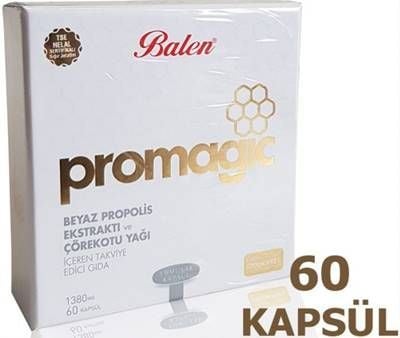 Balen Promagic Beyaz Propolis Ekstraktı ve Çörekotu Yağı 60 Kapsül