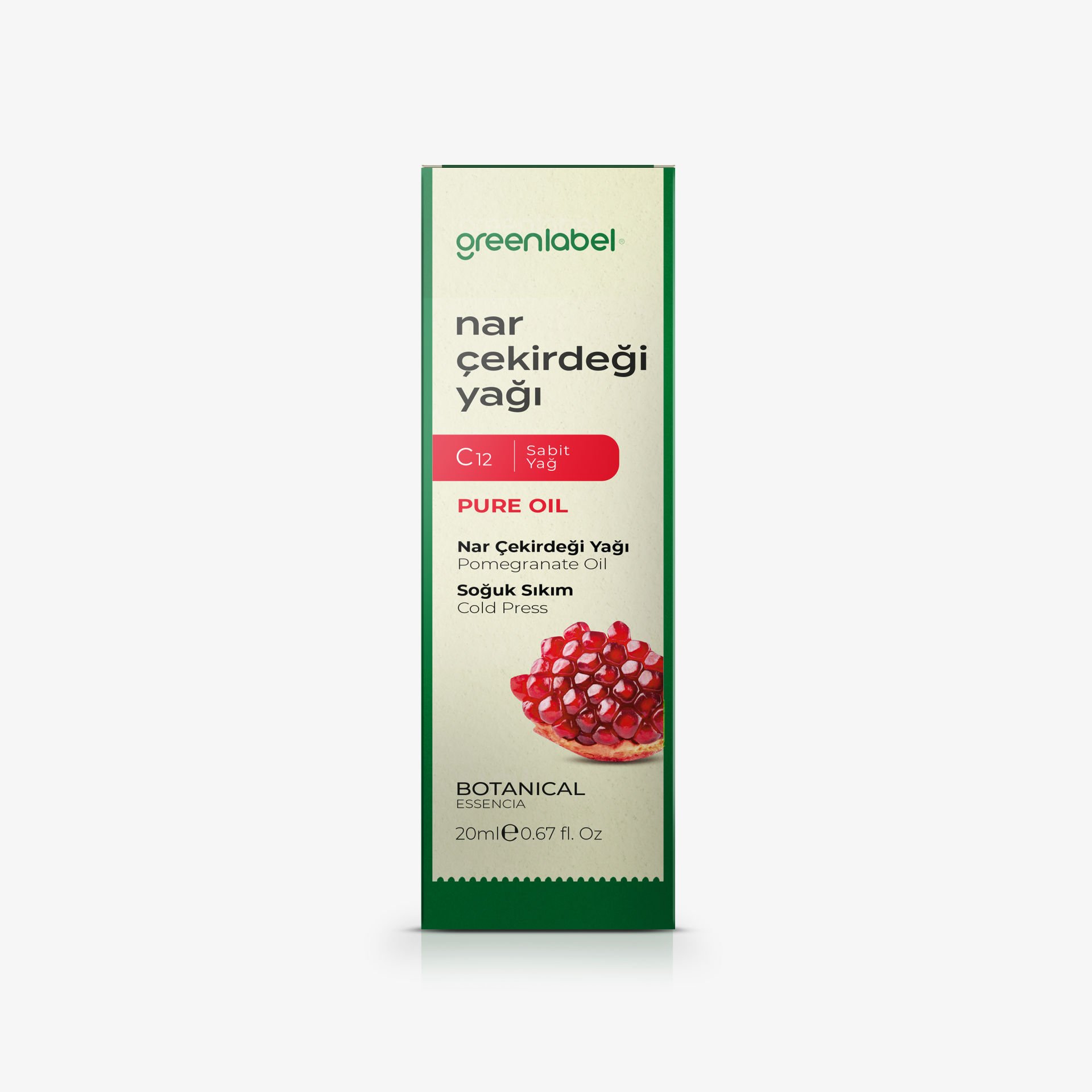 Greenlabel Nar Çekirdeği Yağı 20 ml.