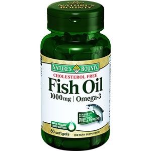 Nature's Bounty Fish Oil 1000 mg Omega 3 50 Softgel
