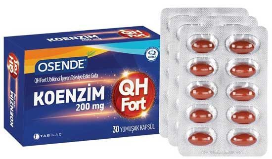 Osende Coenzym QH Forte - 200mg Yumuşak 30 Kapsül