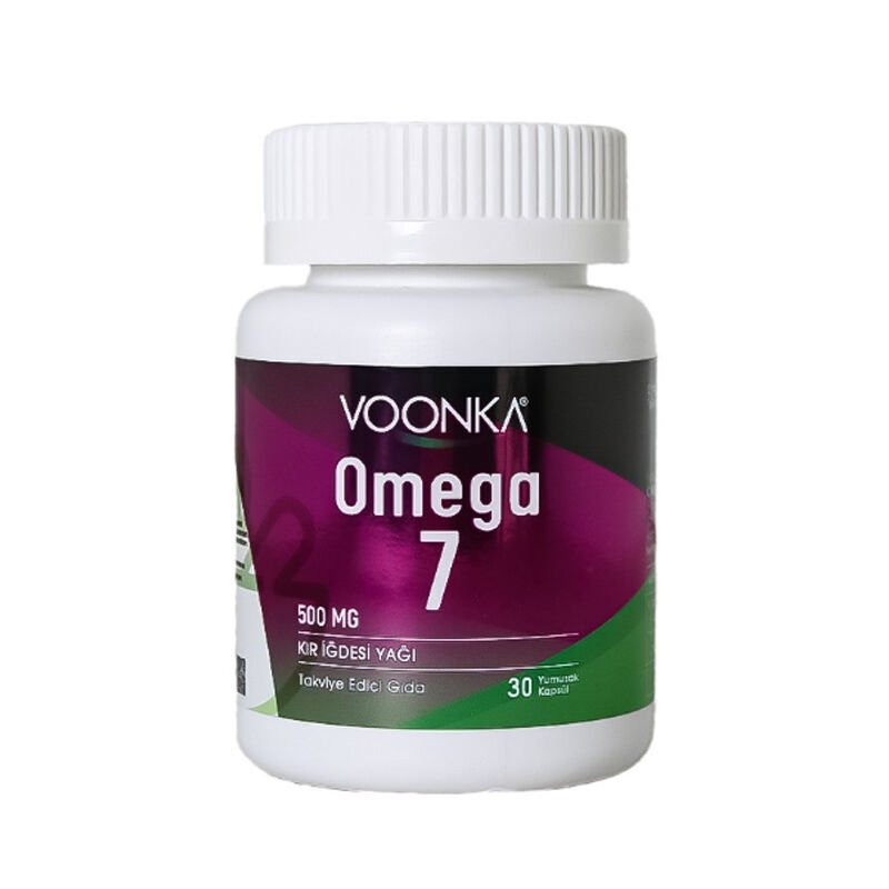 Voonka Omega 7 Kır İğdesi Yağı 500 mg Kapsül