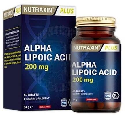 Nutraxin Alpha Lipoic Acid 200mg 60 Tablet