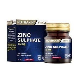 Nutraxin Zinc Sulphate 15 mg 100 Tablet