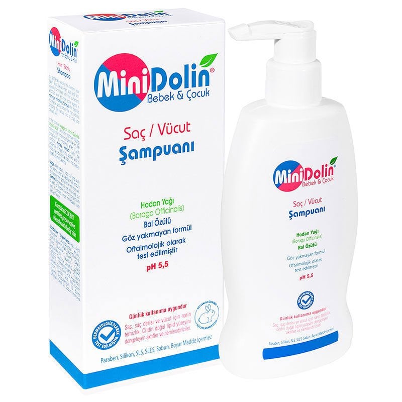 Minidolin Saç ve Vücut Şampuanı 250 ml