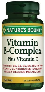Nature's Bounty Vitamin B-Complex Plus Vitamin C 60 Tablet