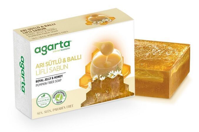 Agarta Arı Sütlü Ballı Lifli Sabun 150 gr