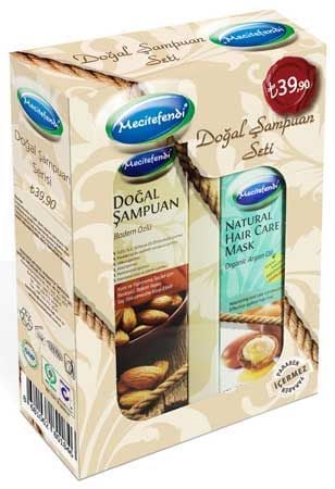 Mecitefendi Doğal Badem Özlü Şampuan Seti