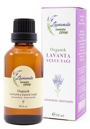 Lavande Organik Lavanta Yağı (L. Angustifolia) 50ml-İçten Damlalıklı