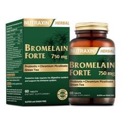 Nutraxin Herbal Bromelain Forte Takviye Edici Gıda