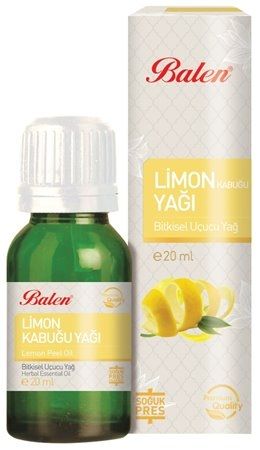 Balen Limon Kabuğu Yağı (Soğuk Pres) 20 ML