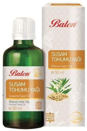 Balen Susam Tohumu Yağı (Soğuk Pres) 50 ML